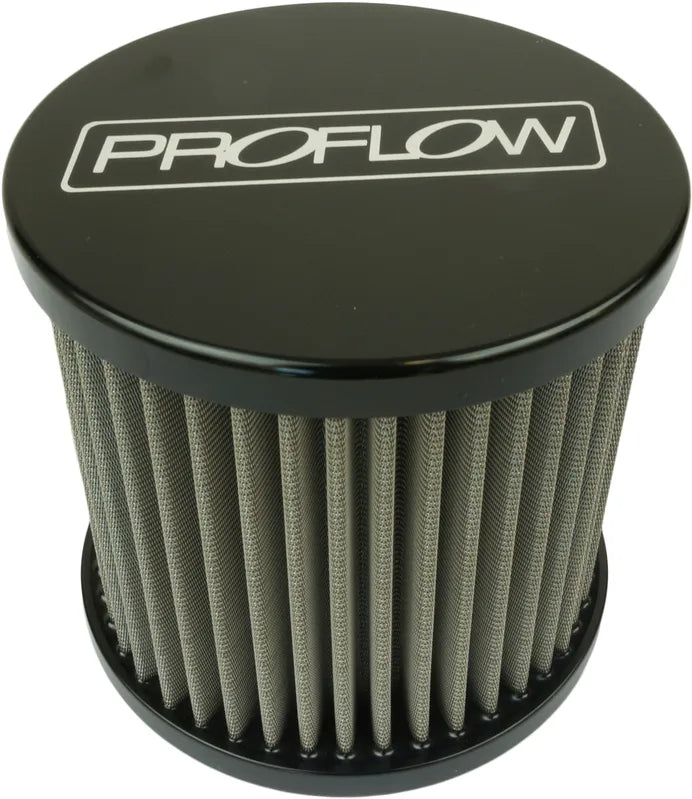 Proflow Oil Breather Filter Billet -10AN Female Thread 90x78mm Black