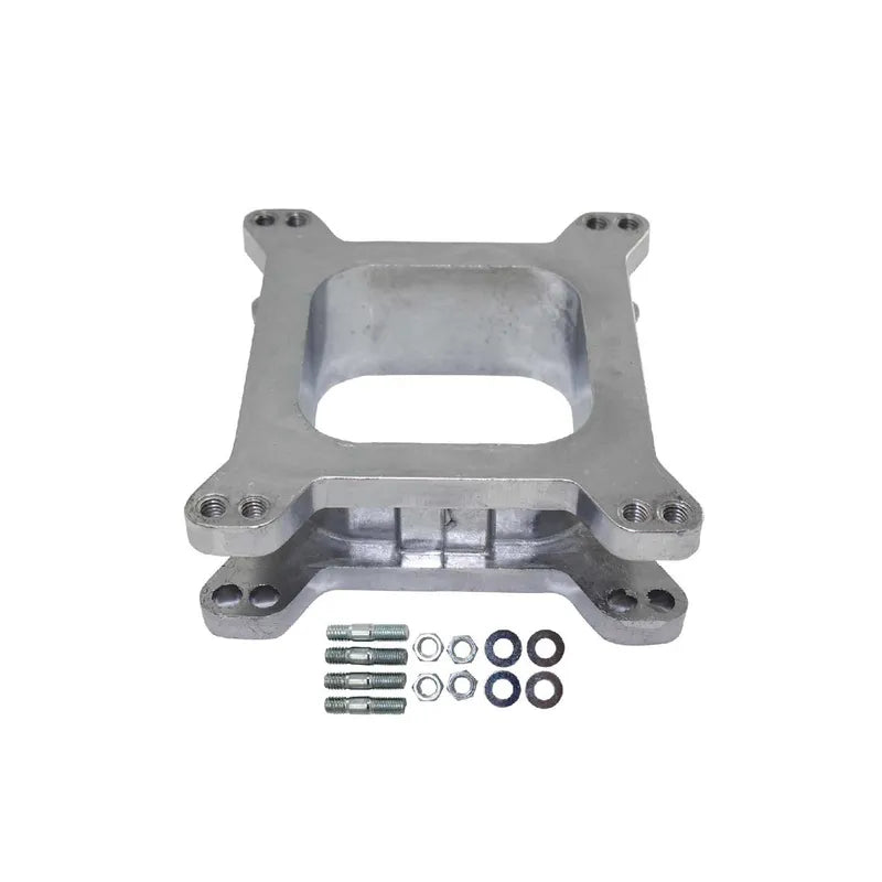 Proflow Carburettor Spacer Aluminium 2in Thick Open Holley 4150