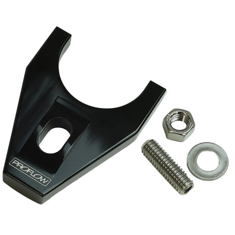 Proflow Distributor Hold-Down Clamp For Chevrolet SB/BB & Holden V8 Billet Aluminium Black Stud Mount