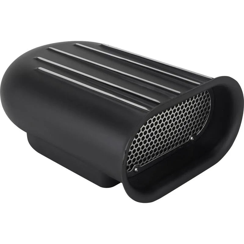 Proflow Carburettor Scoop Aluminium Black Mini Hilborn-Style Single Carburettor