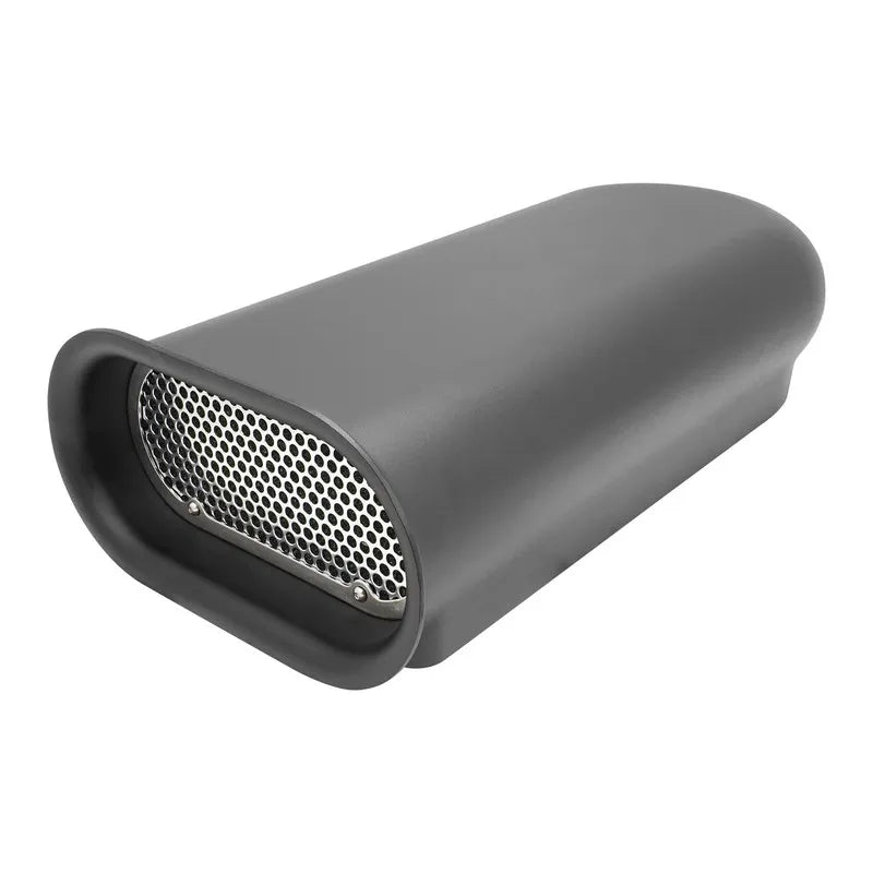 Proflow Carburettor Scoop Aluminium Smooth Black Hilborn-Style 20'' x 9.75 wide Single or Dual Carburettor