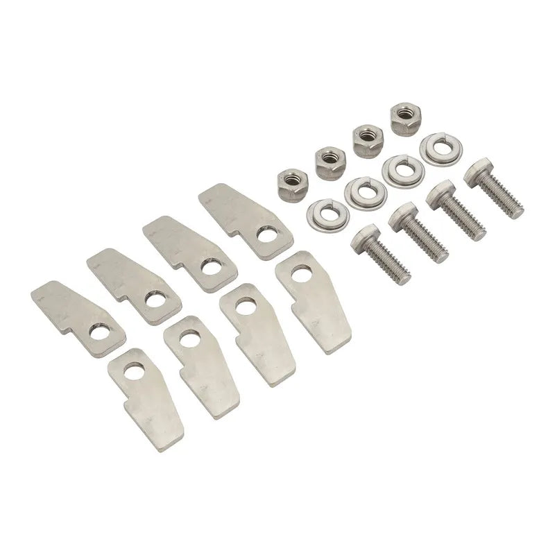 Proflow Exhaust Collector Tabs Slip On Stainless Steel Header Tab Kit Set Of 8includes Mounting Hardware Kit
