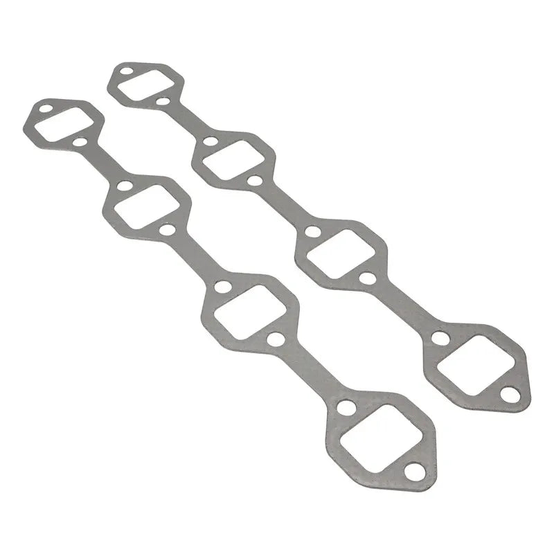 Proflow Header Extractor Gasket For Ford V8 289/302/351W OEM Bolt Spacing Stainless with Graphite Overlay 1.539" X 1.164" Port Pair