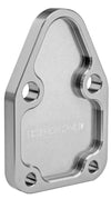 Proflow Fuel Pump Block-Off Plate Aluminium Silver Anodised SB For Chevrolet For Chrysler