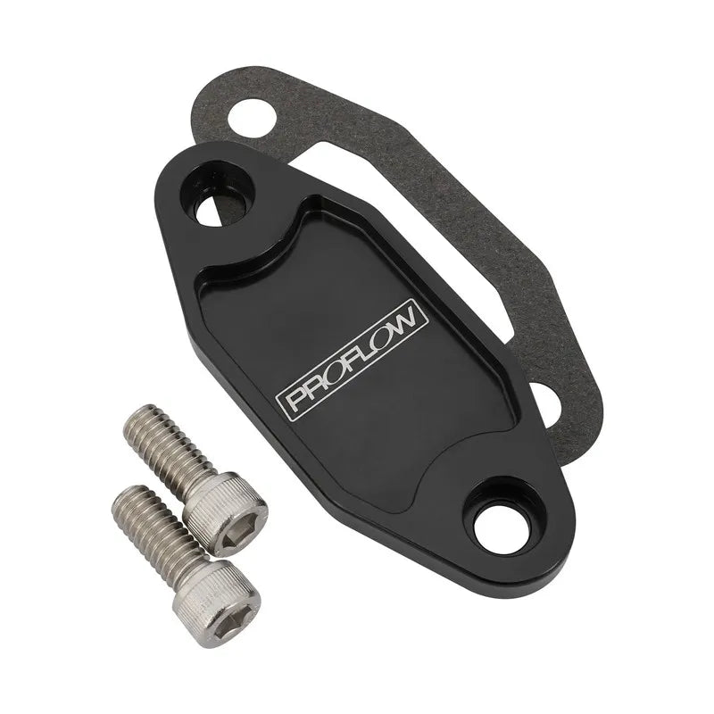 Proflow Fuel Pump Block-Off Plate Aluminium Anodised For Ford 302-351C