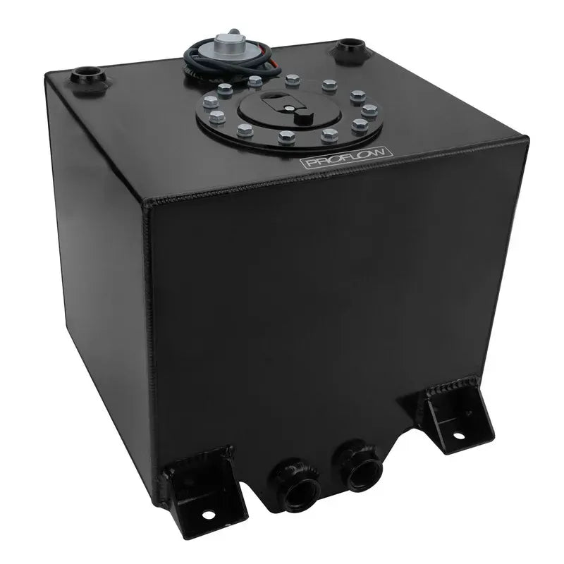 Proflow Fuel Cell Tank Sumped Aluminium With Two Sender Female Outlets