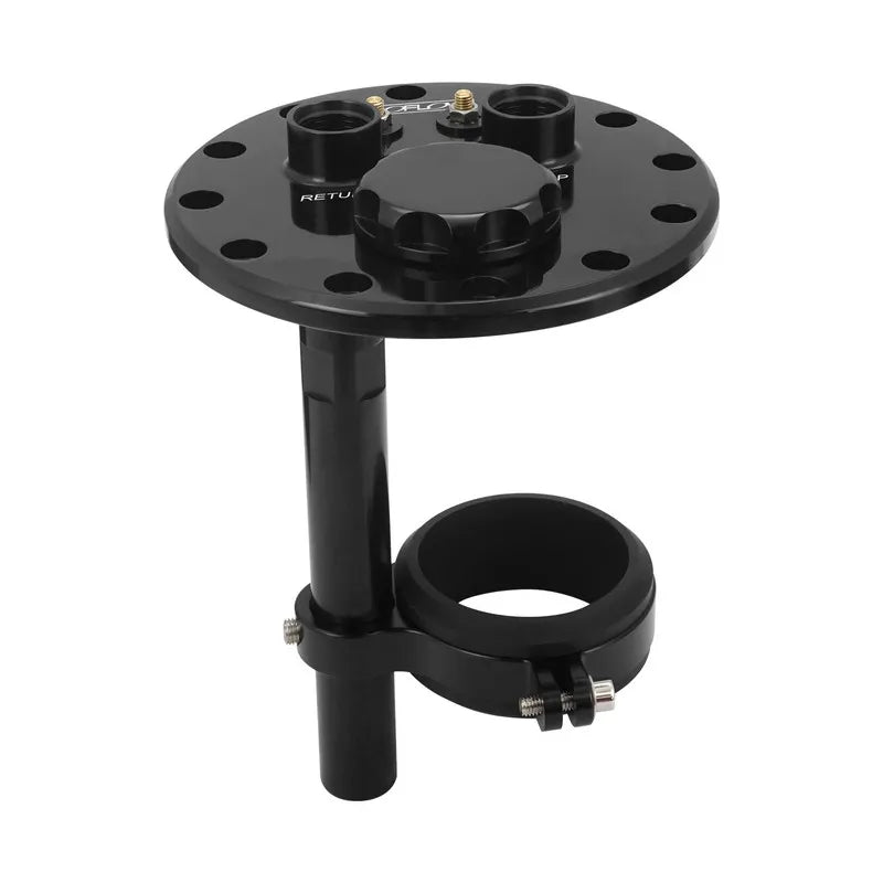 Proflow Single Fuel Pump Hanger Mounts 1 60mm Bosch 044 Fuel Pump 120.5mm PCD Billet Aluminium Black Anodised