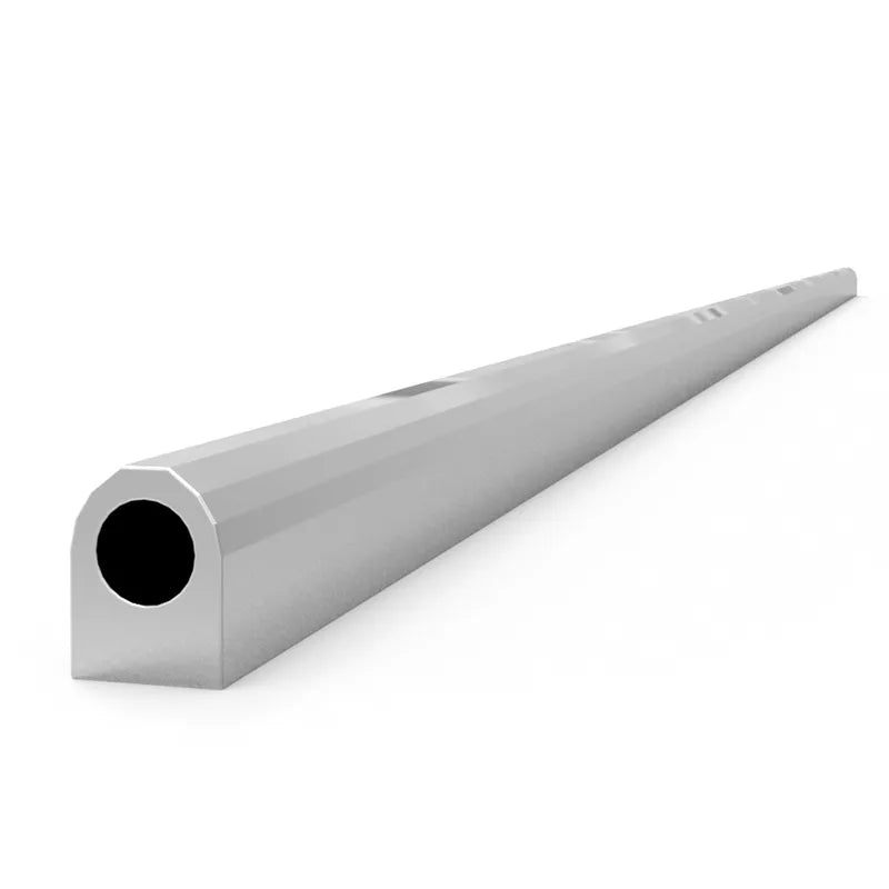 Proflow Fuel Rail Series 2 Extrusion Raw Aluminium Natural 1meter. Length 17mm Diameter Fuel Passage