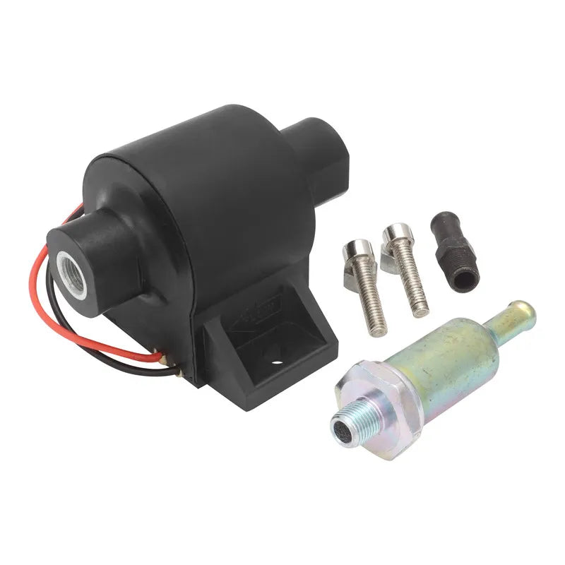 Proflow Fuel Pump Mighty Flow Electric 4 PSI 25 GPH Free Flow Rate 1/8in NPT Female Threads Inlet/Outlet