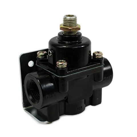 Proflow Fuel Pressure Regulator Black Aluminium 4.5-9 PSI Universal