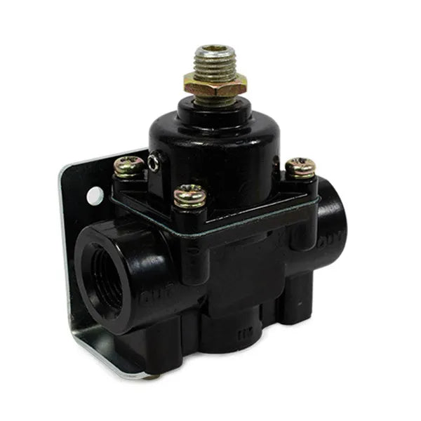 Proflow Fuel Pressure Regulator Black Aluminium 4.5-9 PSI Universal