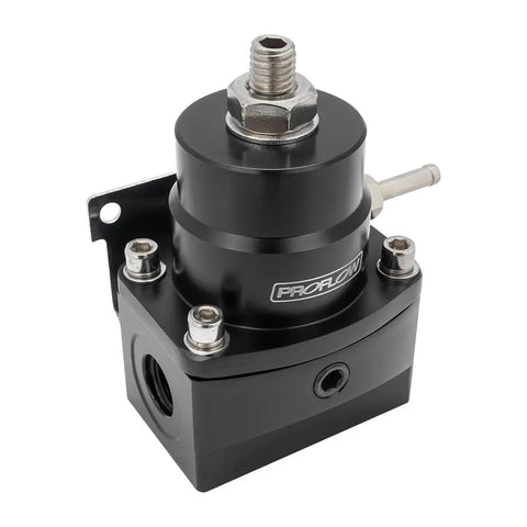 Proflow Fuel Pressure Regulator EFI Economy Black Billet 40-65 PSI -06AN Ports