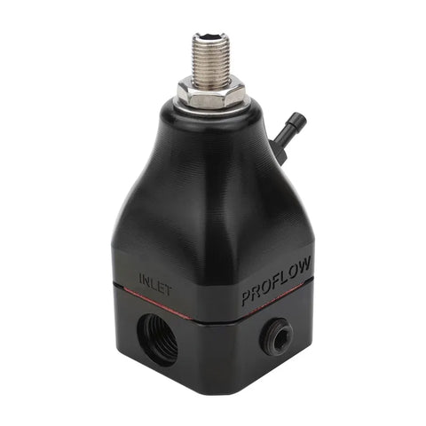 Proflow Fuel Pressure Regulator EFI Pro Compact 30-70 PSI 3-Port -06AN 850 HP Billet Aluminium Universal
