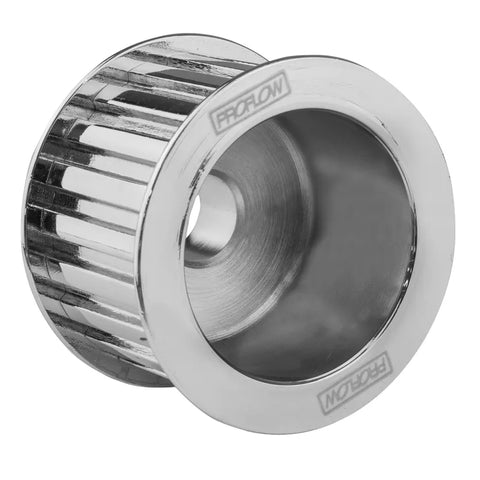 Proflow Alternator Pulley Gilmer 17mm Bore Bolt-On Steel Chrome