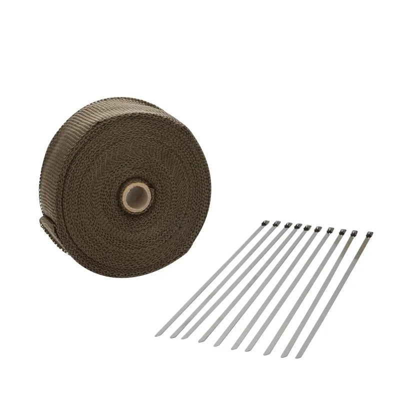 Proflow Exhaust Wrap Titanium 980 Degrees Celsius Lava Rock Natural