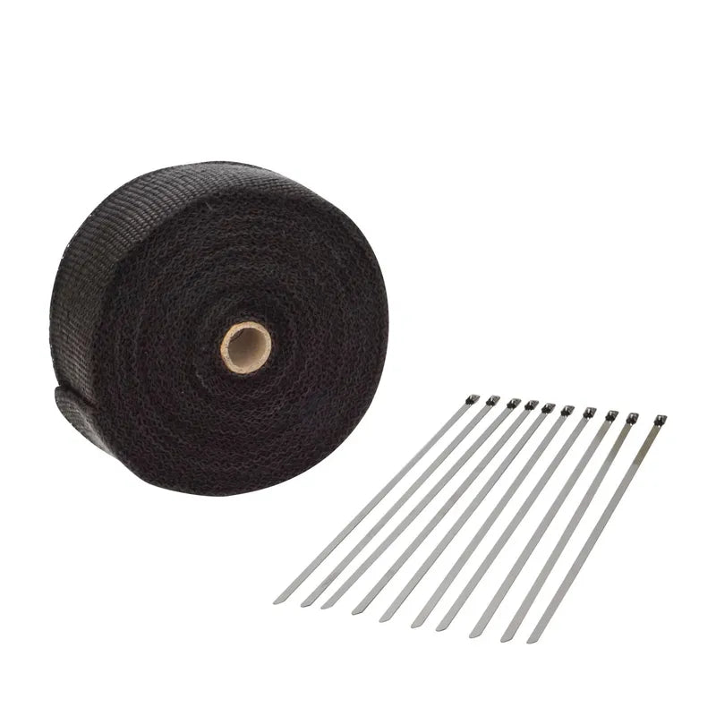 Proflow Exhaust Wrap Fiberglass Composite 650 Degrees Celsius Locking Tie Kit