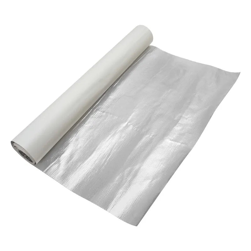 Proflow Heat Barrier Aluminized Reflective Fibreglass Foil 450 Degrees Celsius Adhesive Backing 300mm x 300mm 0.2mm...