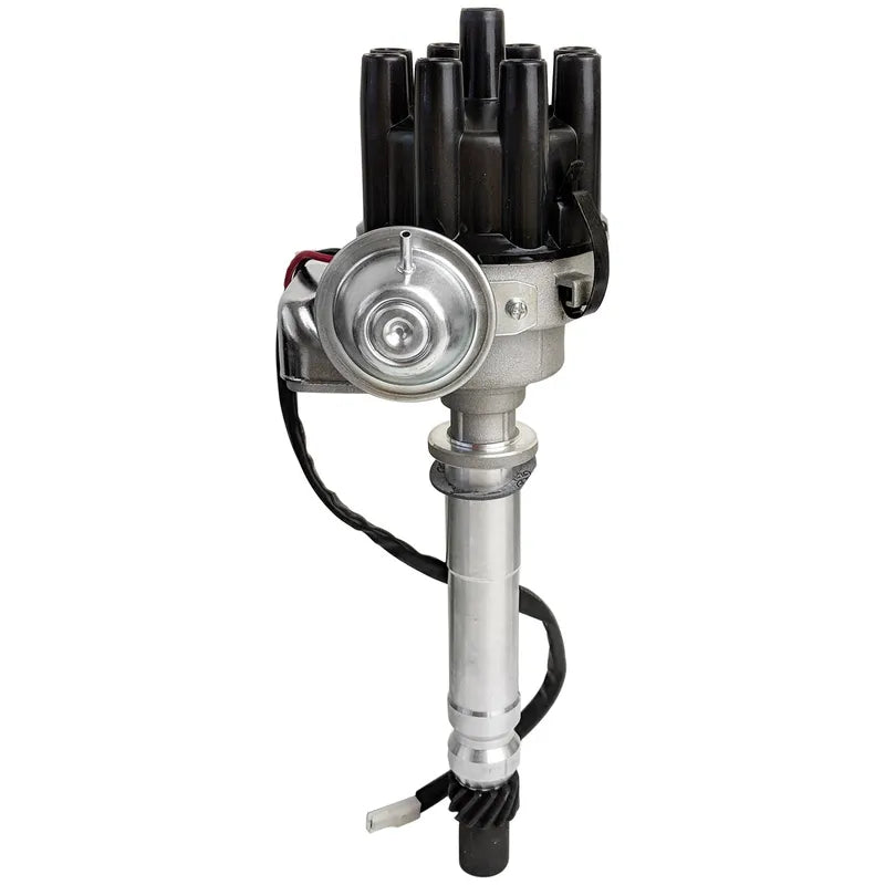 Proflow Distributor HEI Street Series Vacuum Advance Bosch Style Black Cap SB & BB For Chevrolet V8
