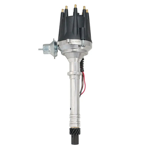Proflow Distributor Billet Black Ready-to-Run Black Vacuum Advance SB & BB For Chevrolet V8