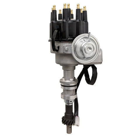 Proflow Distributor HEI Street Series Vacuum Advance Bosch Style Black Cap SB For Ford 302 351 Cleveland