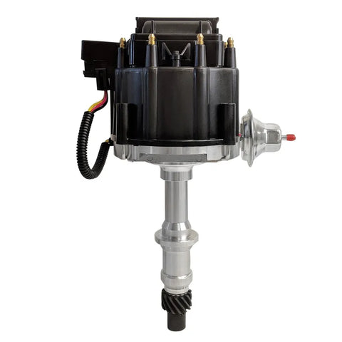 Proflow Distributor HEI Street Series Vacuum Advance Black Cap For Pontiac 400 455 V8 Coilin Cap 50000V