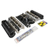 VPW Proflow Cylinder Head SuperMax 205 & Intake Kit, Manifold, Max Jr, Single Plane, Aluminium, Black, Square Bore, SB For Ford, 351W
