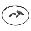 Proflow External Oil Feed Line Kit Suit 302-351 Cleveland Black Stainless Braided Hose Kit