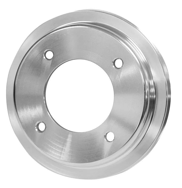 Proflow Crank Pump Pulley V-Belt 1-Groove Aluminium Silver For Holden V8 253 308 Red Motor
