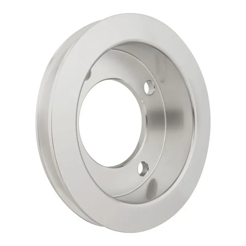 Proflow Billet Crank Pulley 4 Bolt For SB Ford 289/302/351 Short Suits FMS-M-8501-E351S Pump 1-Groove Clear Anodised