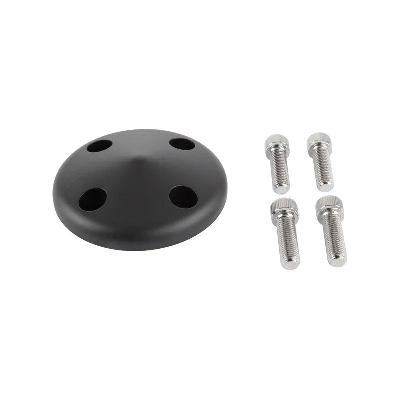 Proflow Pulley Nose Cone SB Chev Long Water Pump with Hardware Black Aluminium