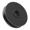 Proflow Alternator Pulley V-Belt 80mm OD x 17mm ID Billet Aluminium Black Anodised Suit High RPM Engines