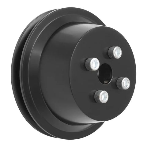 Proflow Billet Aluminium Water Pump Single V Groove BB Ford 429-460 Black