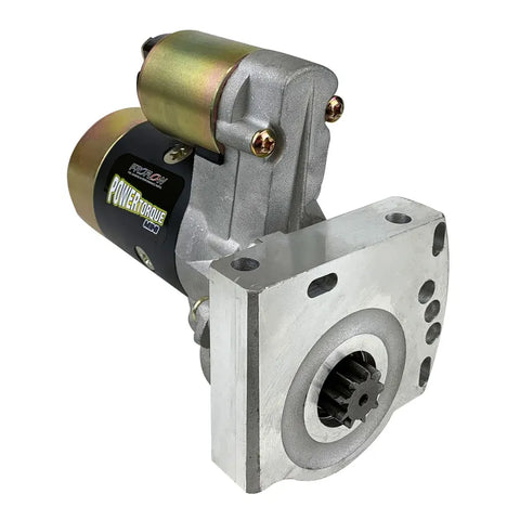 Proflow Starter Motor Power Torque Mini Black Wrinkle/Gold For Chevrolet For Holden V8 LS LSX 168T 2.0kw (image 2)