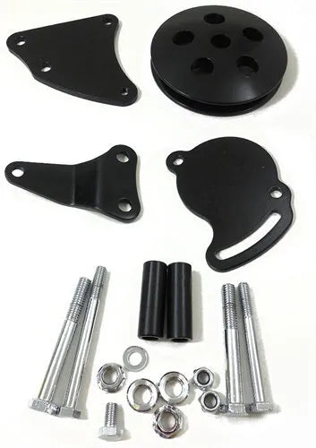 Proflow Power Steering Brackets Mounting Kit Type II Bracket with Pulley SB Chev