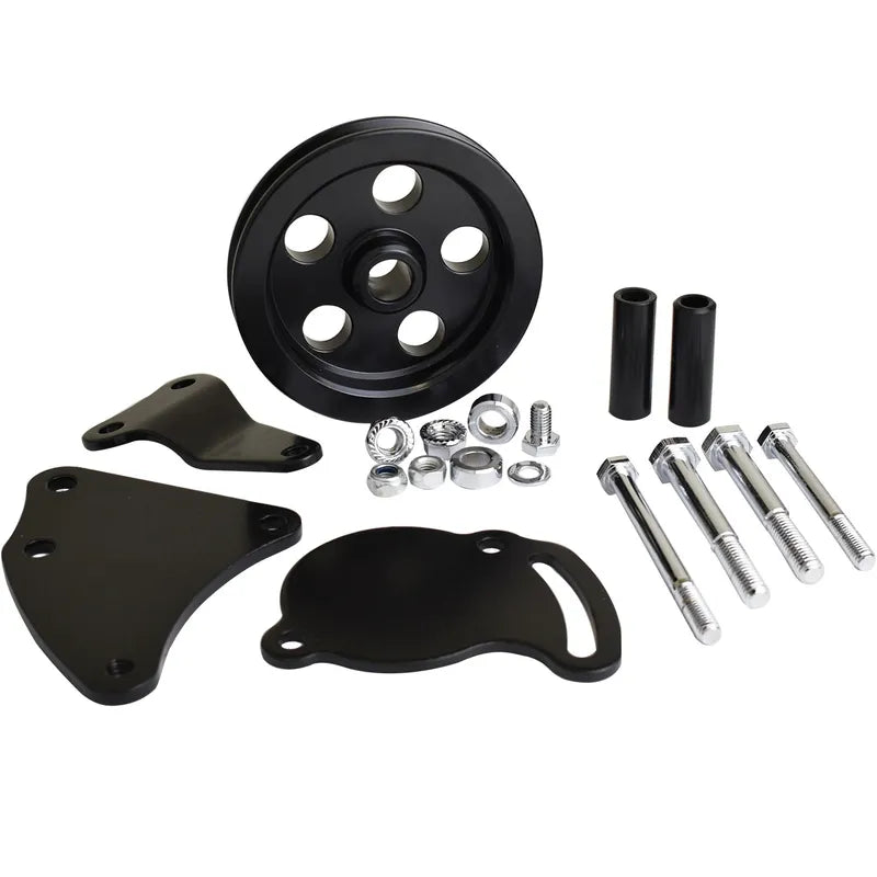 Proflow Power Steering Pump Bracket Mounting Kit GM Type Pump V Belt Pulley