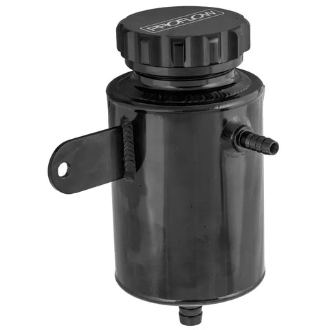 Proflow Power Steering Reservoir Remote Aluminium Universal 120mm x 90mm Barb Male 3/8in 1/2in