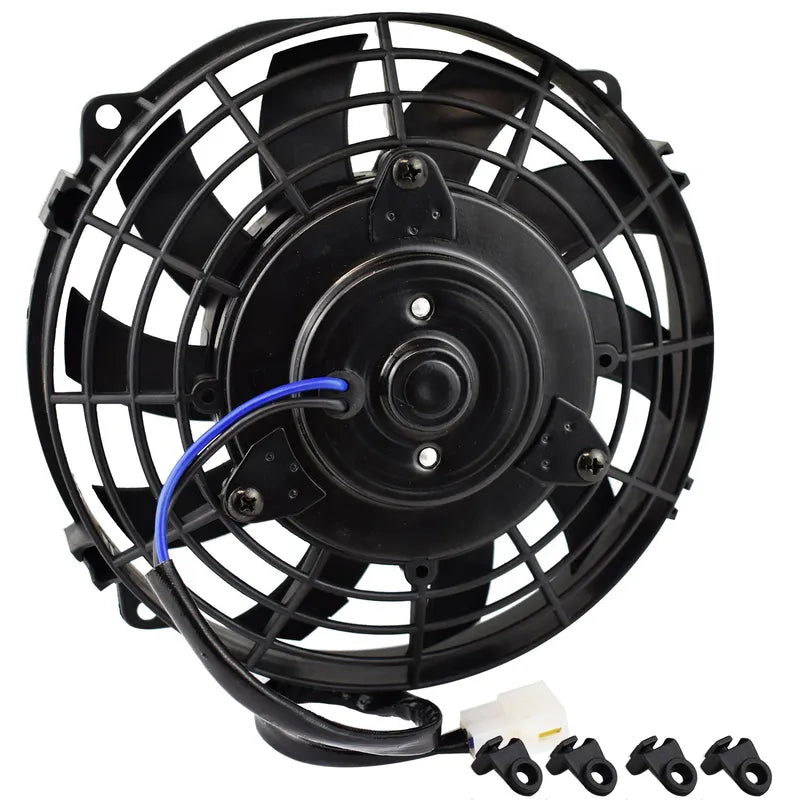 Proflow PFERF0-XPX Electric Fan Cooling Curved Black