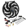 Proflow PFERF1-XPX Electric Cooling Fan Kit Curved Black