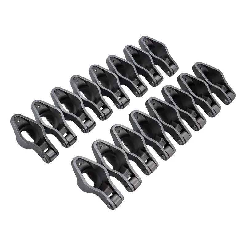 Proflow Pro OE Style Upgrade Rockers SB Chev Holden Chevrolet1.5 Ratio 3/8 Stud 4340 Alloy Steel Roller Tip Includes Fulcrums & Posi Locks Kit