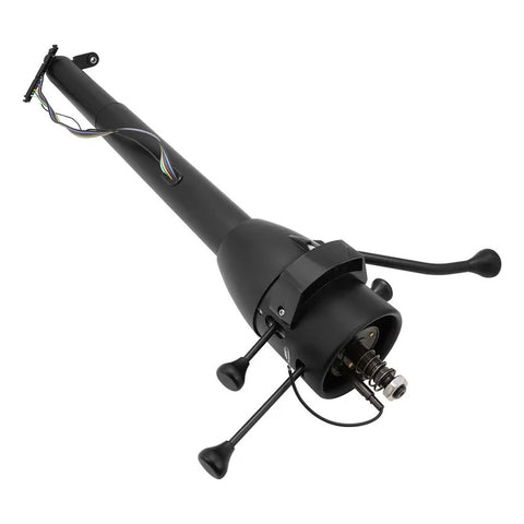 Proflow Universal Steering Column Automatic Collapsible Column 5 Position Tilt 32" Long Black Powder Coat Kit