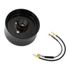 Proflow Universal Black Billet Steering Wheel Adaptor, Boss Kit, 9 hole , Suits 1967-94 GM Based Column, Each