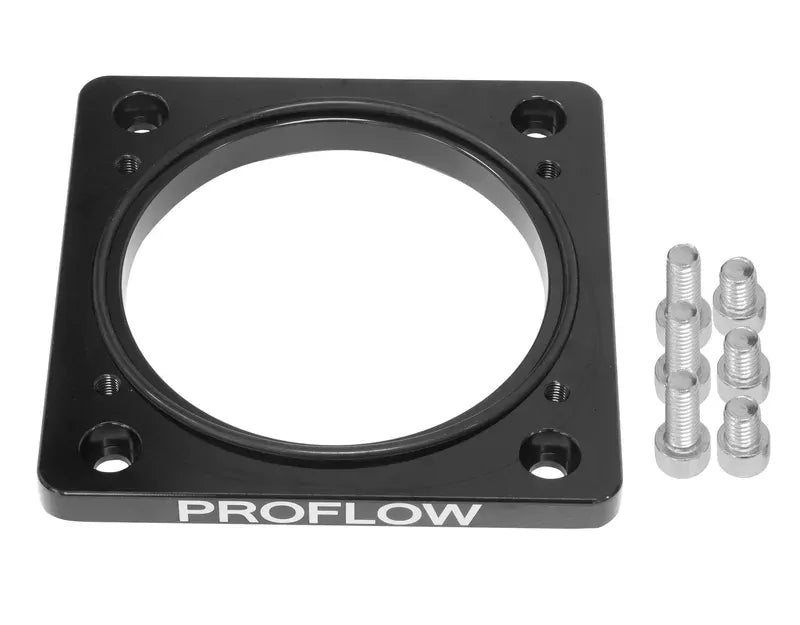 Proflow Throttle Body Adapter LS LS Chev For Holden Commodore Billet Aluminium 100mm to 4bolt 102mm