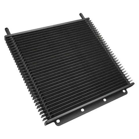 Proflow Transmission Oil Cooler Tube & Fin 280mm x 255mm x 19mm 3/8in Barb Black