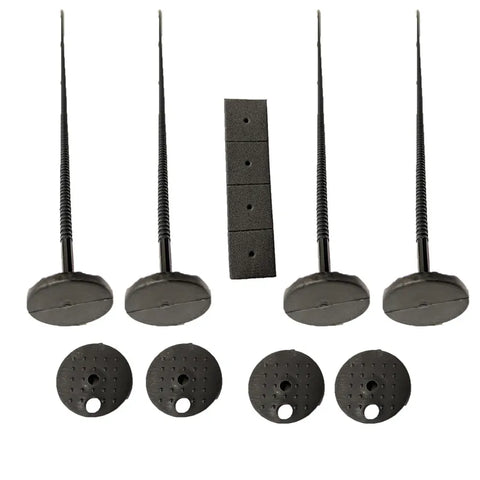 Proflow Transmission Fluid Cooler Mounting Kit Fan Mounting Kit Plastic Set Of 4