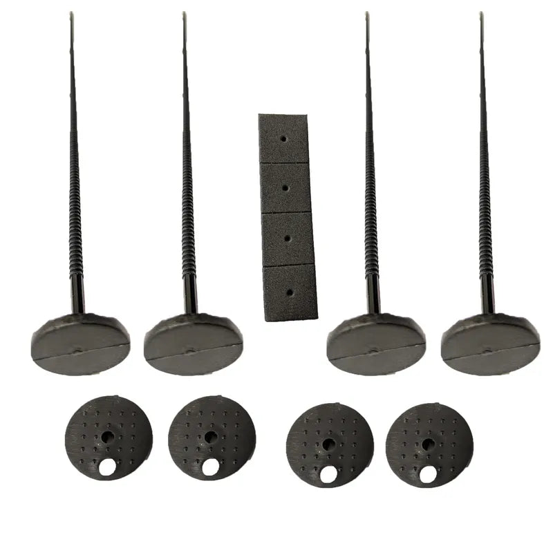 Proflow Transmission Fluid Cooler Mounting Kit Fan Mounting Kit Plastic Set Of 4
