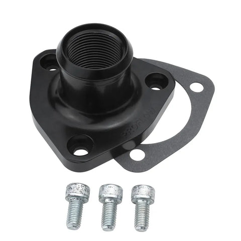 Proflow Water Neck Billet Aluminium Thermostat Housing For Nissan & Holden RB30 RB25 Black