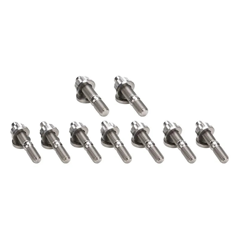 Proflow Exhaust Manifold Stud Kit Titanium For Mitsubishi 4G63 Evo 1-9 M10x1.25/M8x1.25