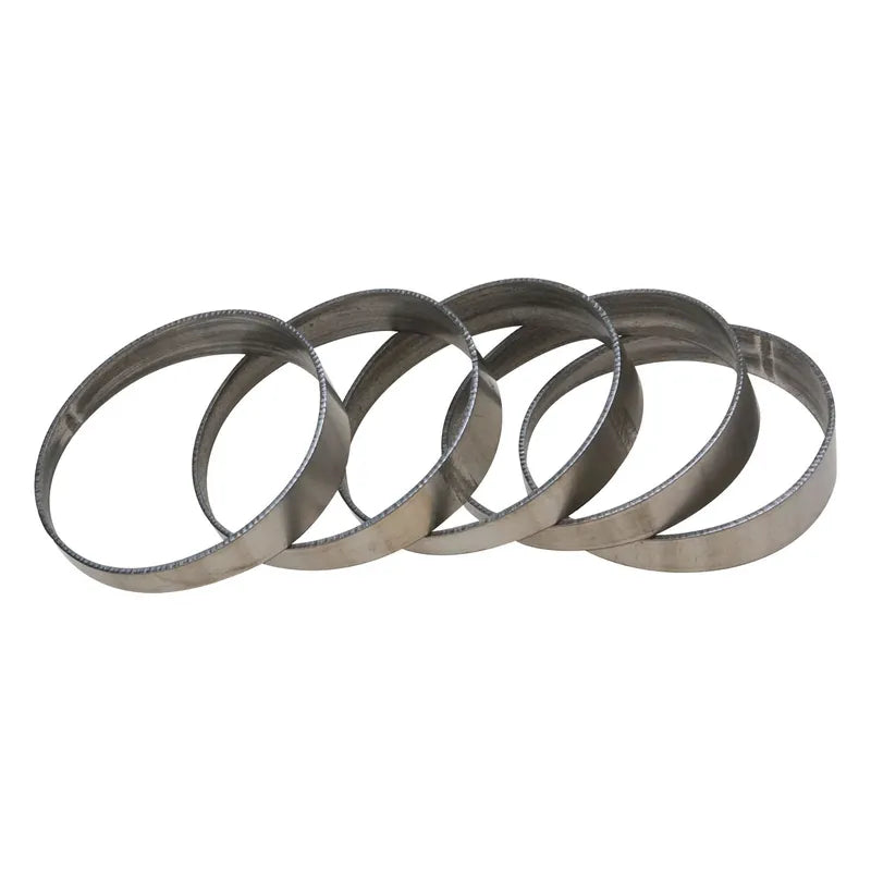 Proflow Pie Cut Round Tubing Titanium 3.0in 45 Deg Cut 9 Degree 5 pcs set