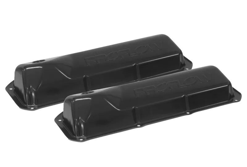 Proflow Valve Covers Steel Black Small Block For Ford 302 301C Pair