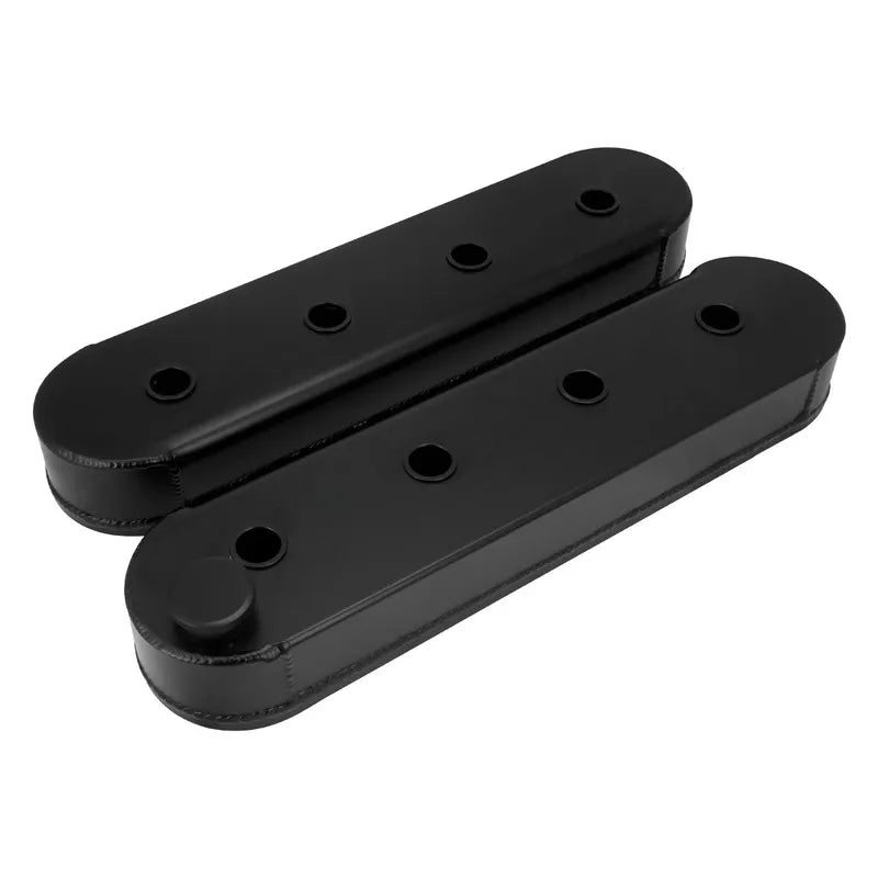 Proflow Valve Covers LS Aluminium Fabricated Black Wrinkle Tall No Coil Stand Pair